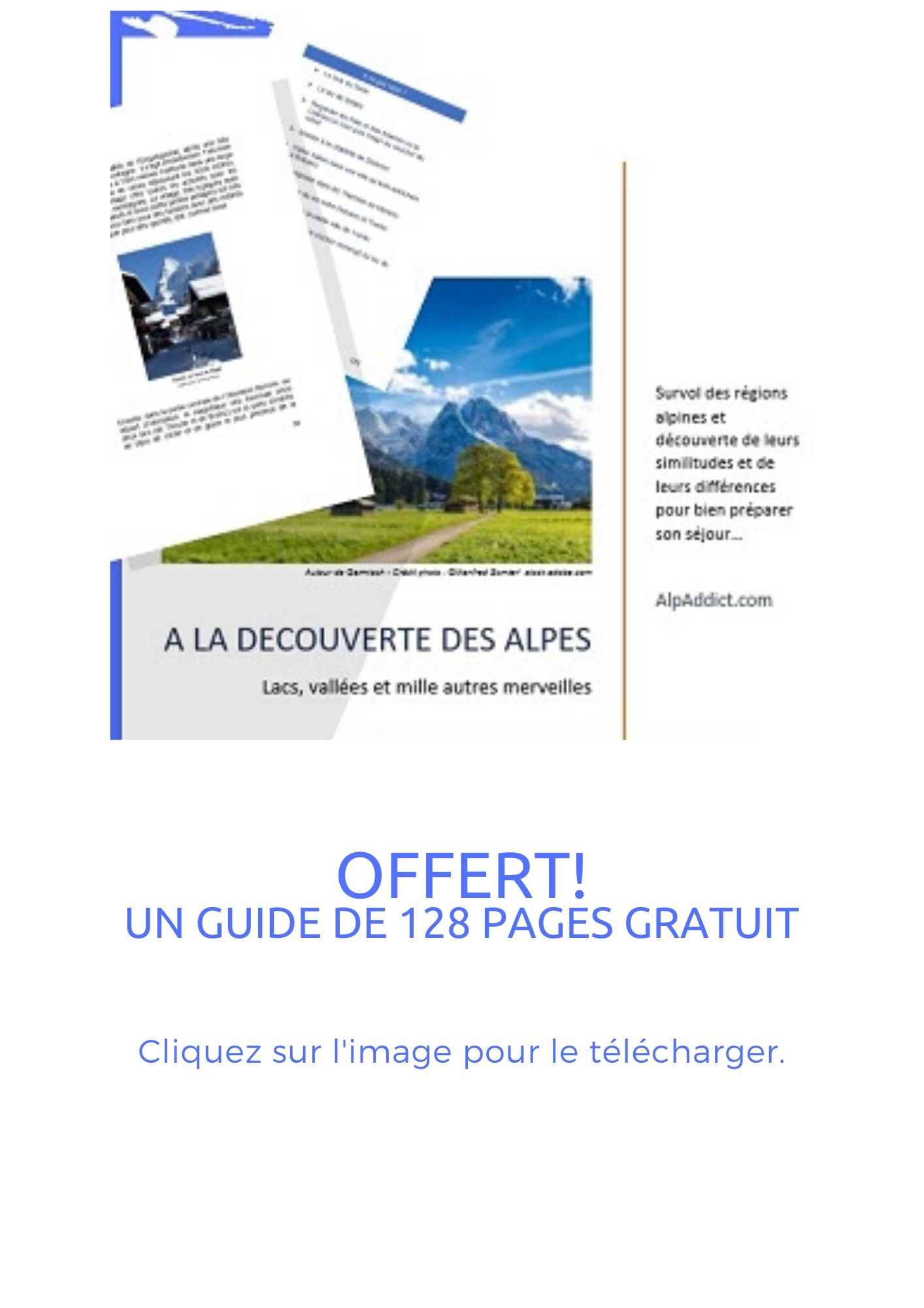 Guide Alpes 128 pages à télécharger