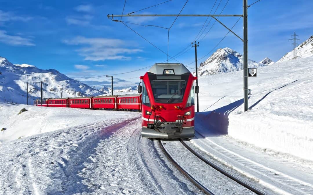 Aller au ski en train ou en bus