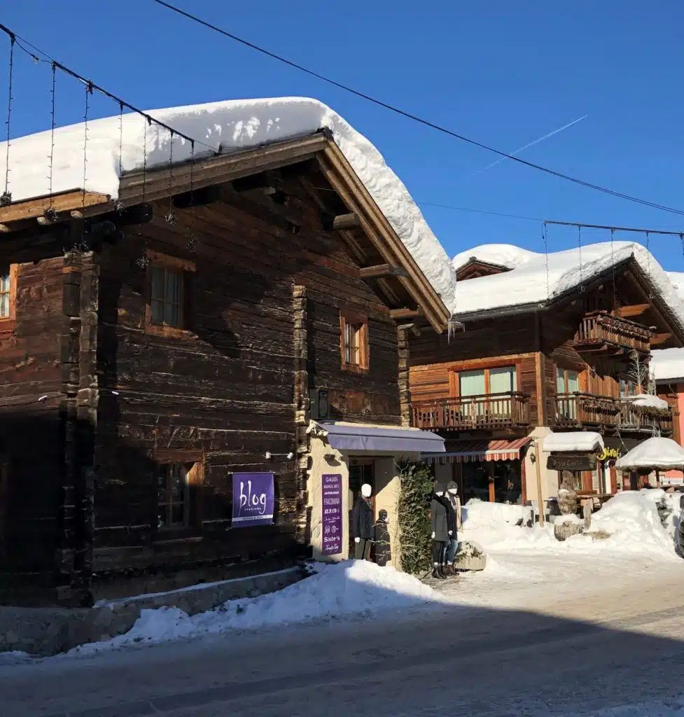 Architecture traditionnelle à Livigno