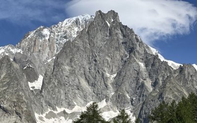 Courmayeur et ses balcons sur le Mont Blanc