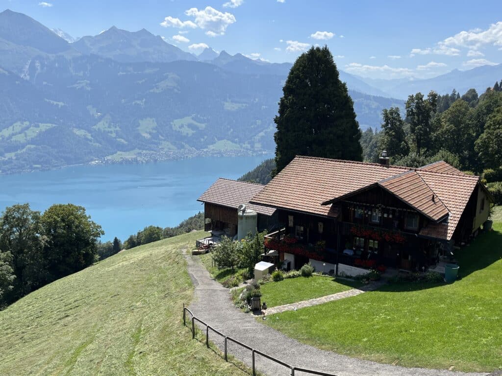 Lac de Thoune vu de Beatenberg