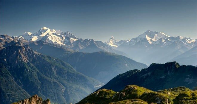 Panorama sur le Valais