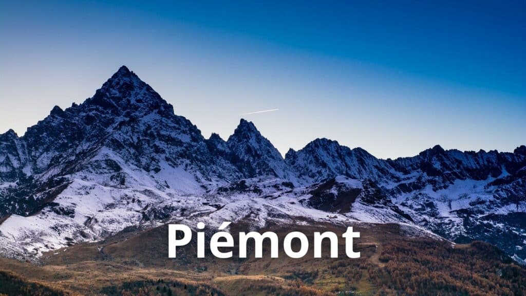 Voyage à travers les Alpes du Piémont en Italie