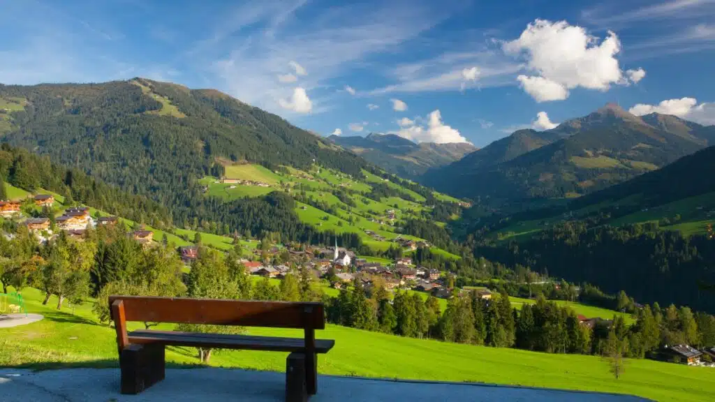 La regione degli chalet di Alpbach in Tirolo