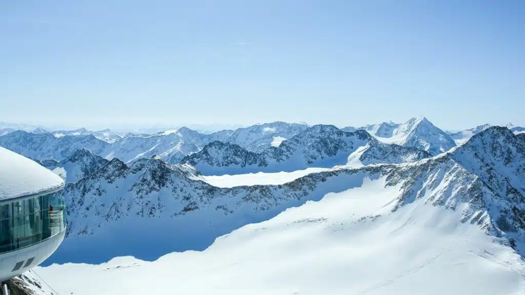 Il bar più alto dell'Austria sul ghiacciaio Pitztal
