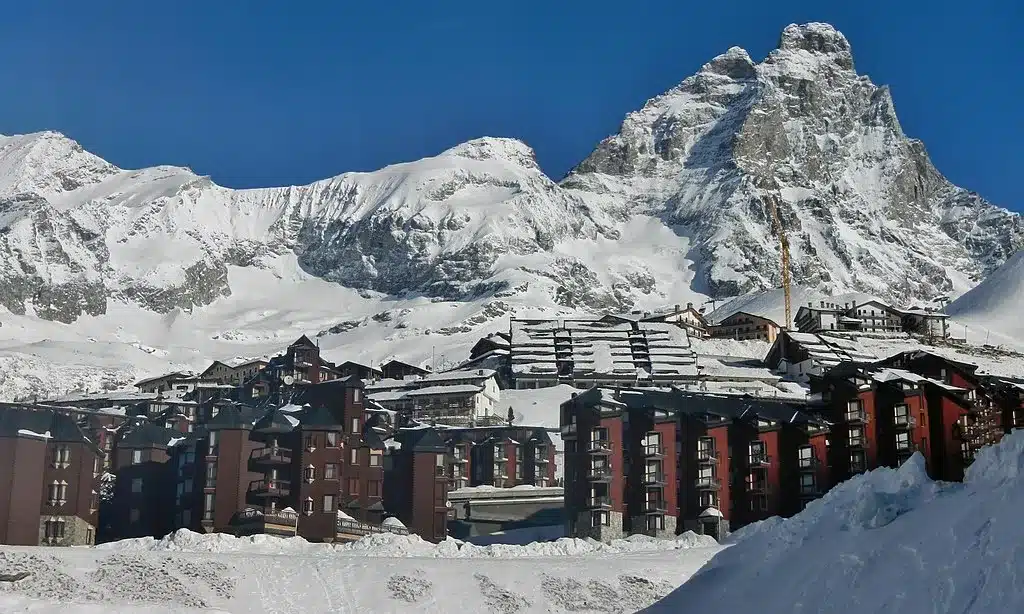 Breuil Cervinia en hiver