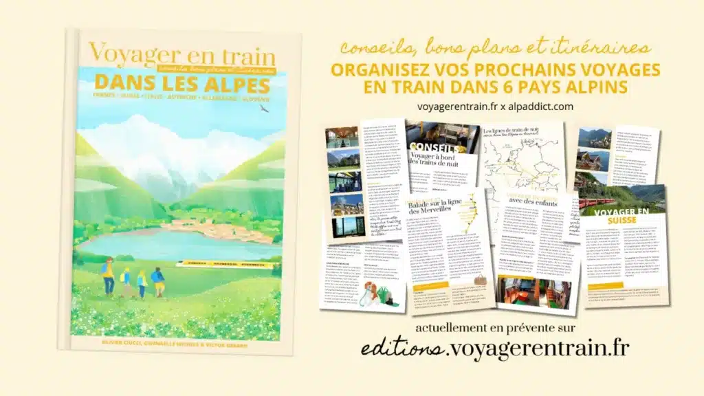 Voyager en train dans les Alpes