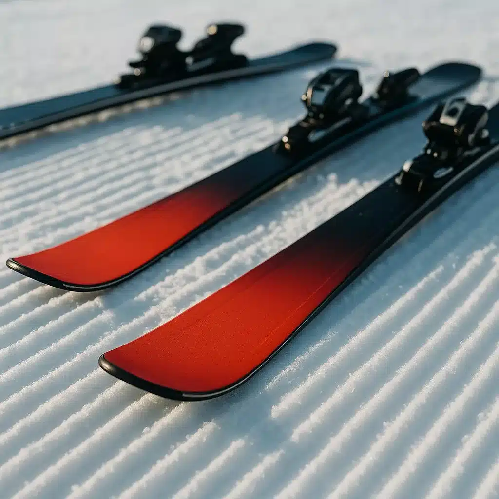 Skis adaptés au carving