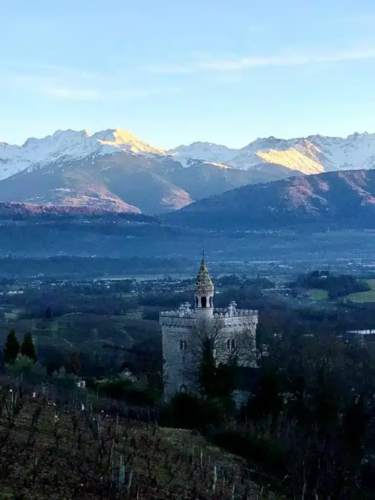 L'hiver sur Belledonne depuis Chignin