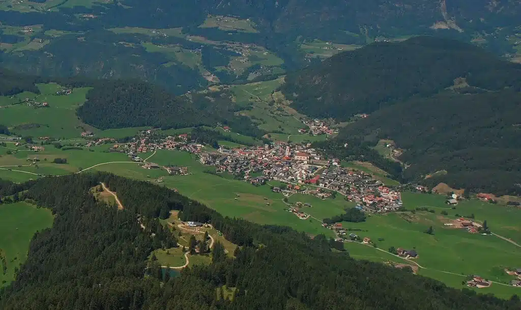 Kastelruth vu depuis la Bullaccia