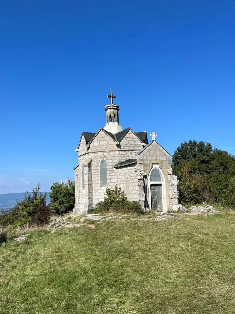 Une des plus belles vues sur Chambéry: la chapelle du Mont Saint Michel