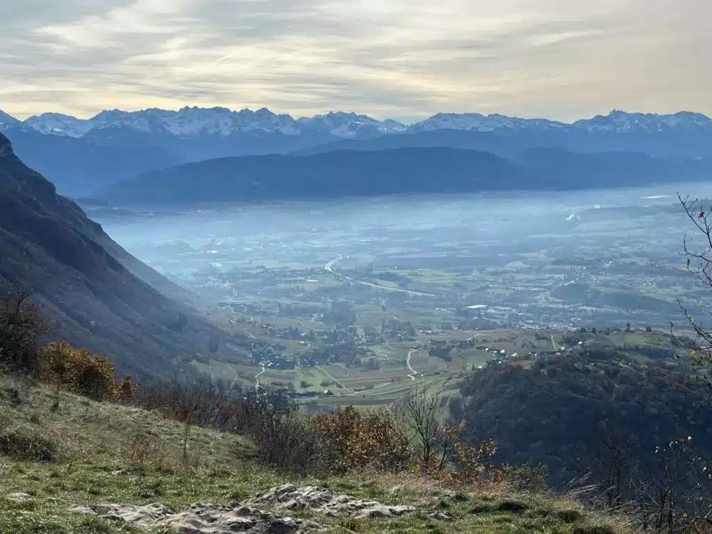 Paysage de la Combe de Savoie depuis Saint Michel