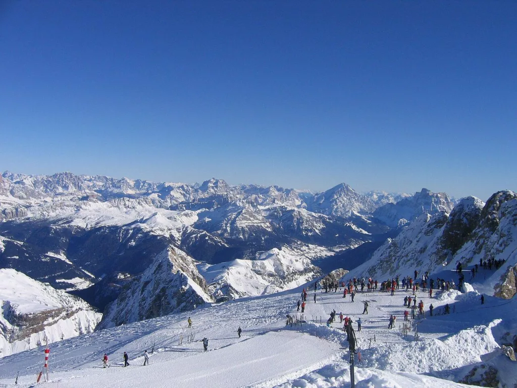 Skier sur la Marmolada