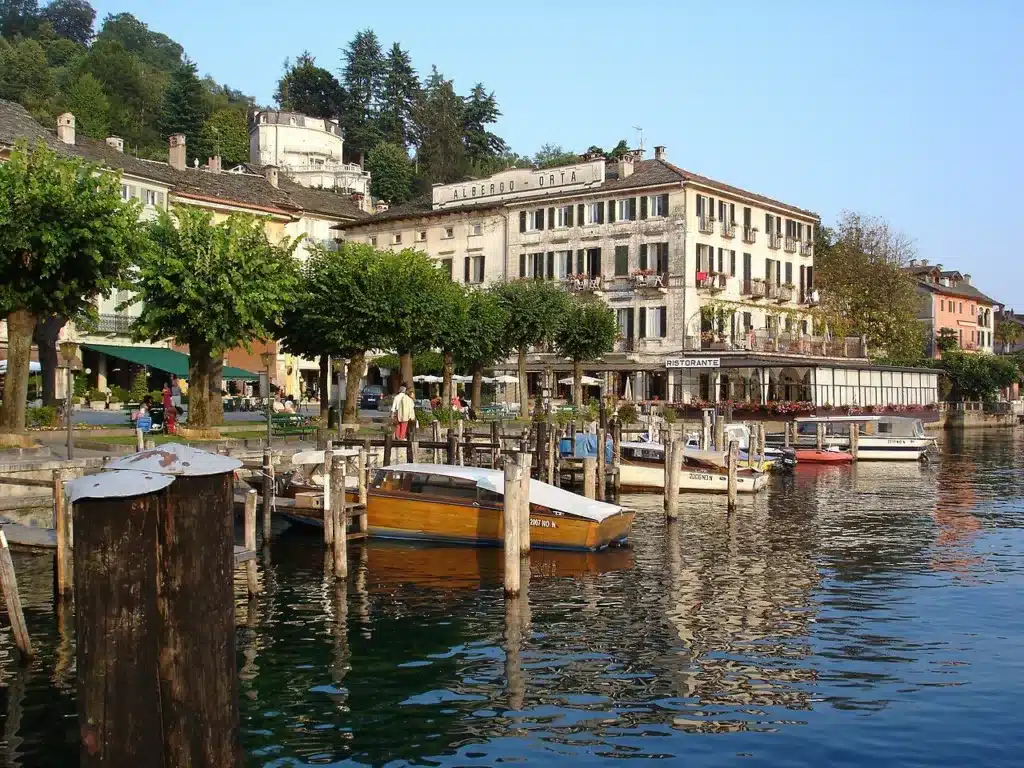 Prendre un bateau à Orta San Giulio