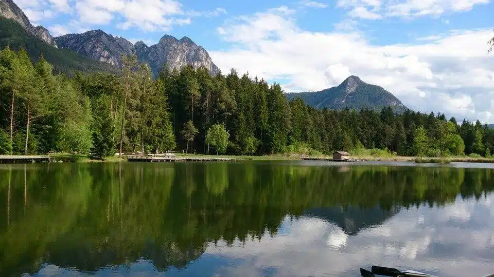Des lacs près de l'Alpe di Siusi