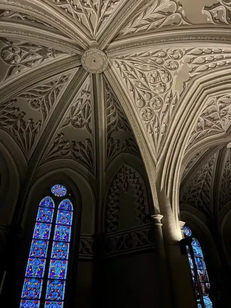 Trompe l'oeil sur le plafond de la Cathédrale  de Chambéry