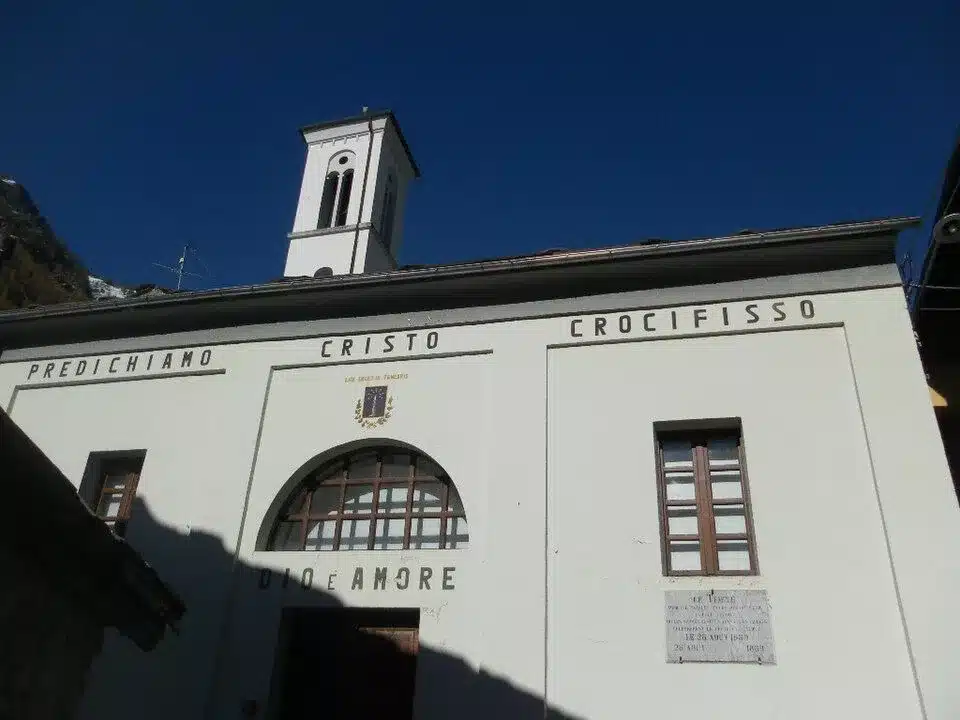 Eglise vaudoise à Prali